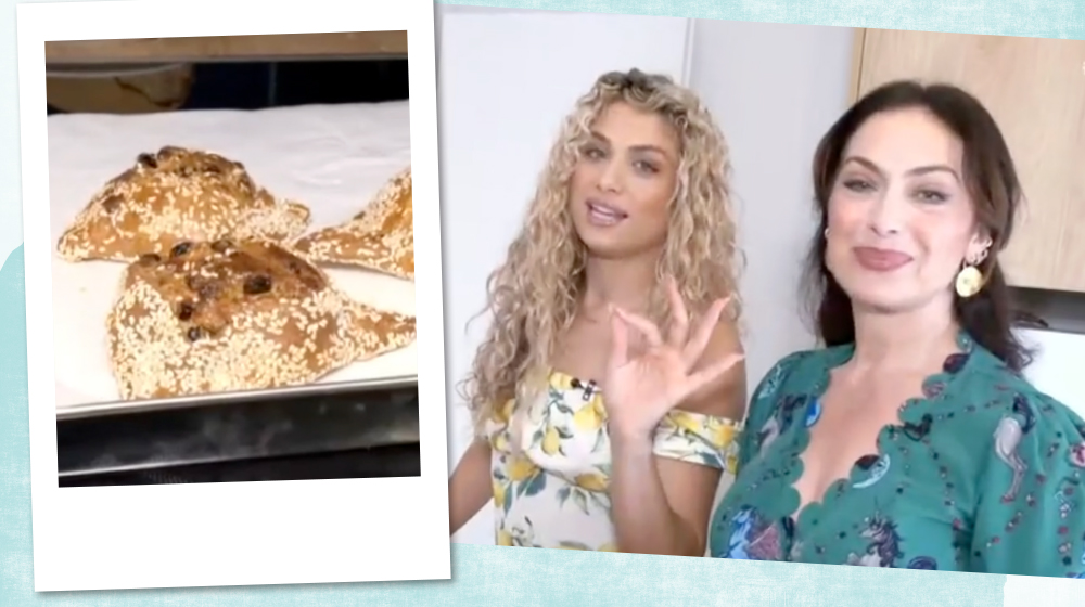 Antigoni - Tonia Buxton: Μαμά και κόρη φτιάχνουν φλαούνες [βίντεο]